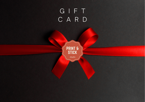Print & Stick Studio gift card